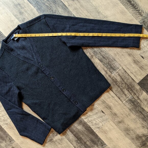 John Varvatos Cardigan Sweater Wool Cotton - Picture 5 of 6